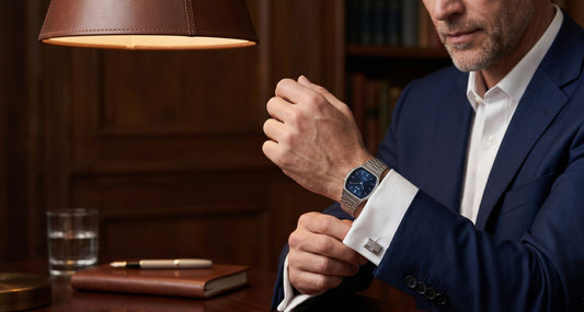 L'art de l'élégance discrète : Assortir une montre accessible avec un costume.