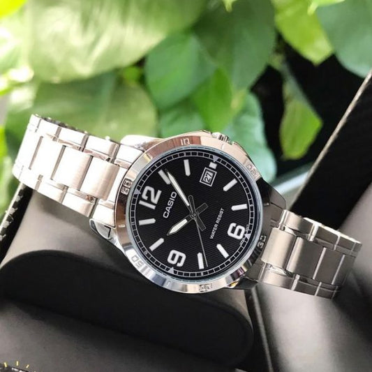 Casio LTP-V004D-1B2UDF – Montre Femme Acier Inoxydable Noir