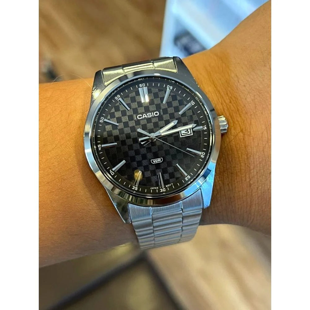 Casio MTP-VD03D-1AUDF Montre Homme Acier Inoxydable Classique