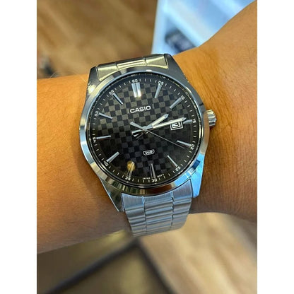 Casio MTP-VD03D-1AUDF Montre Homme Acier Inoxydable Classique