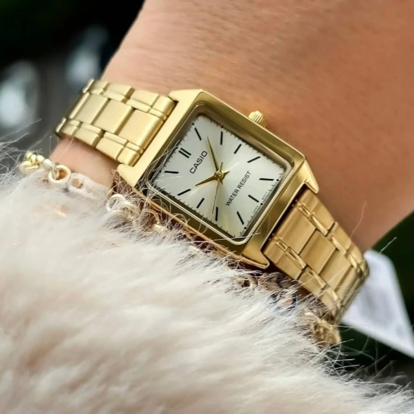 Casio LTP-V007G-9E – Montre Femme Acier Doré Cadran Champagne