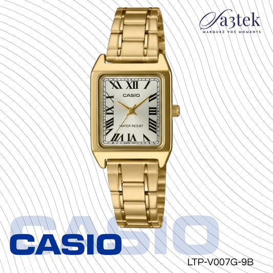 Casio LTP-V007G-9B – Montre Femme Acier Doré Cadran Champagne