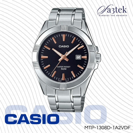 Casio MTP-1308D-1A2VDF – Montre Homme Acier Inoxydable Élégante