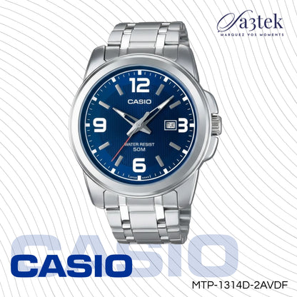 Casio MTP-1314D-2AVDF – Montre Homme Acier Inoxydable Bleu