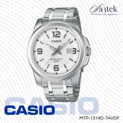 Casio MTP-1314D-7AVDF – Montre Homme Acier Inoxydable Argent