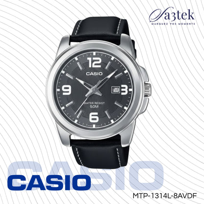 Casio MTP-1314L-8AVDF – Montre Homme Élégante Bracelet Cuir