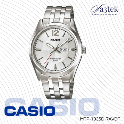 Casio MTP-1335D-7AVDF – Montre Homme Acier Inoxydable Argent
