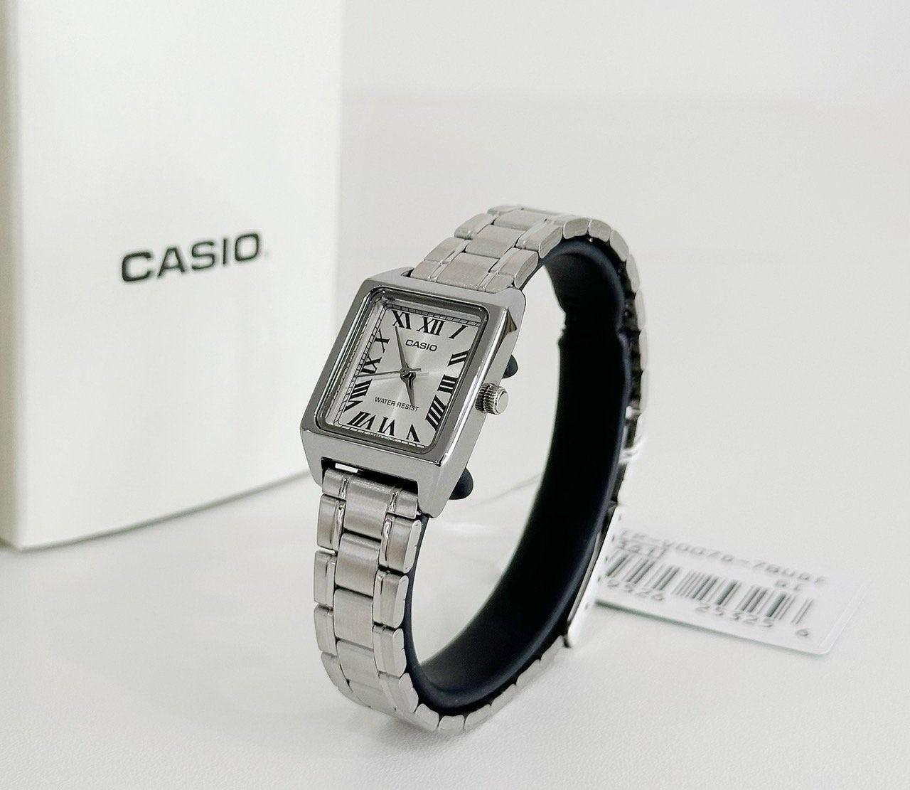Casio LTP-V007D-7B – Montre Femme Acier Inoxydable Cadran Blanc