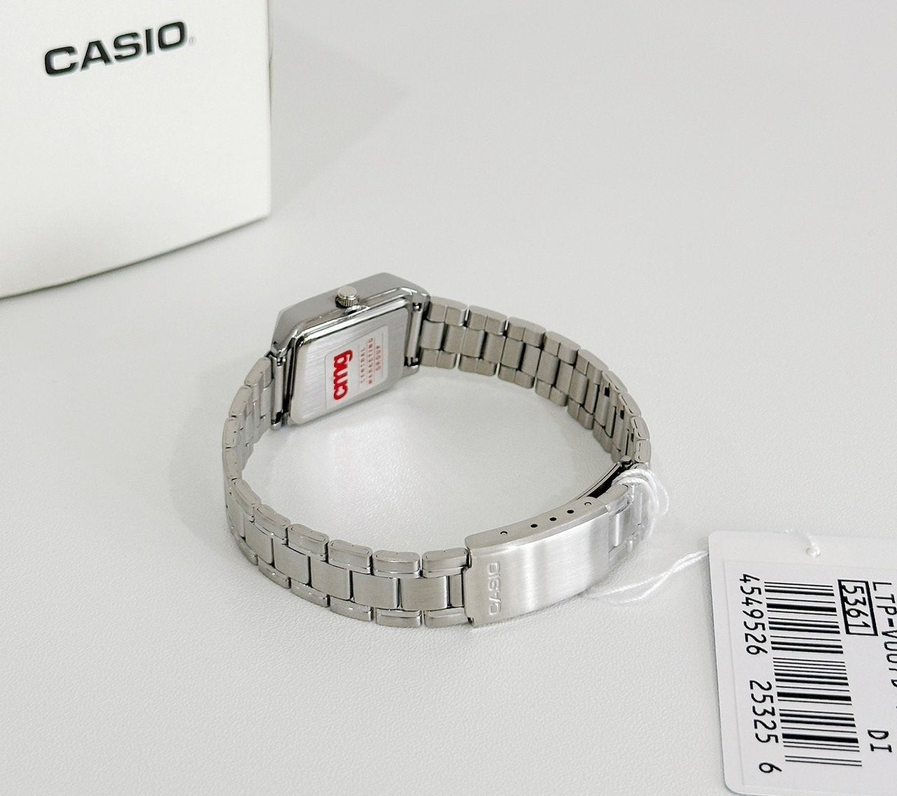 Casio LTP-V007D-7B – Montre Femme Acier Inoxydable Cadran Blanc