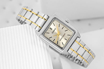 Casio LTP-V007SG-9E – Montre Femme Acier Doré Cadran Champagne