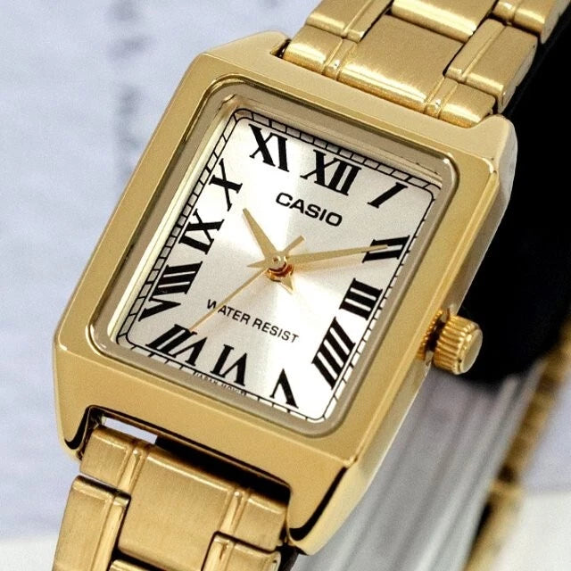 Casio LTP-V007G-9B – Montre Femme Acier Doré Cadran Champagne